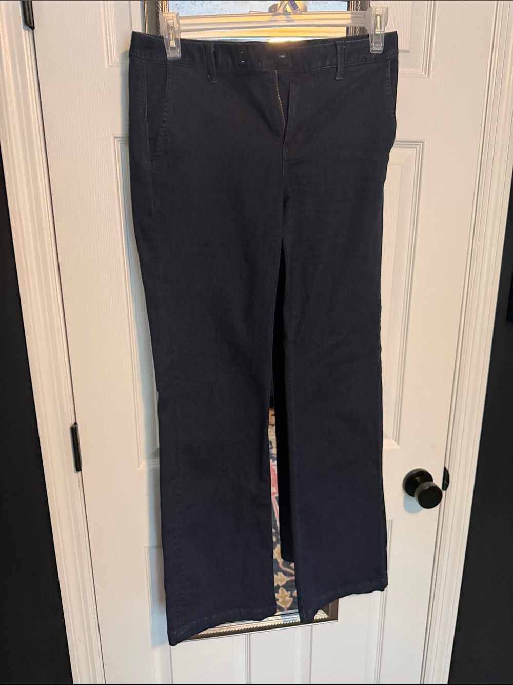 Banana Republic Dark Navy Wide-Leg Jeans